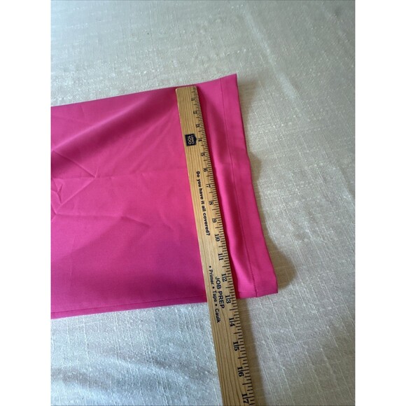 NWT Ming Wang Wide Leg Hot Pink Lightweight Silky Feel Dress Pants Women’s Sz XL - Picture 11 of 16